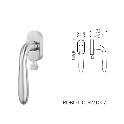 Klamka okienna ROBOT