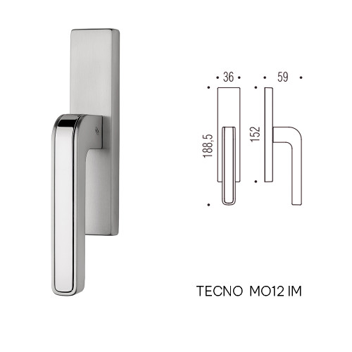 Klamka okienna TECNO
